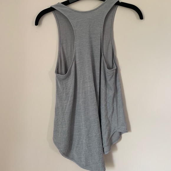 WILFRED FREE GREY RACERBACK TANK TOP (small) - Picture 2 of 2